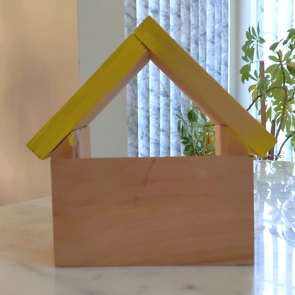 New Handmade Wooden House with Bed, Table, Chairs, Sofa and Front Yard. - Picture 4 of 5